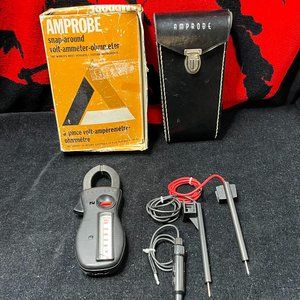 Vintage Ampprobe Snap Around MultiMeter. Made In USA. Fully Tested.